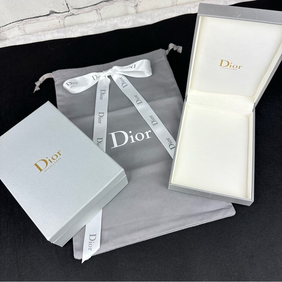 Christian Dior Luxury Jewelry box gift set with dust bag and ribbon GREAT BOX - Picture 6 of 11